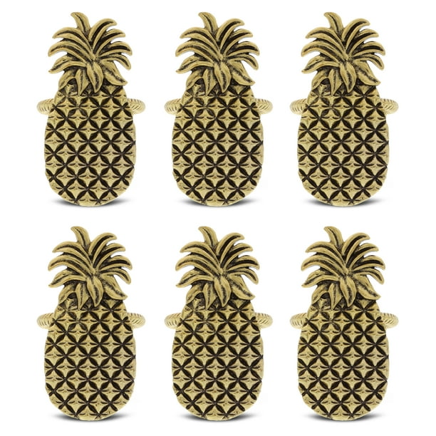 Home Essentials Wood Napkin Holder With Gold Pineapple Kitchen Accessories Home Essentials Wood Napkin Holder With Gold Pineapple Kitchen Accessories
